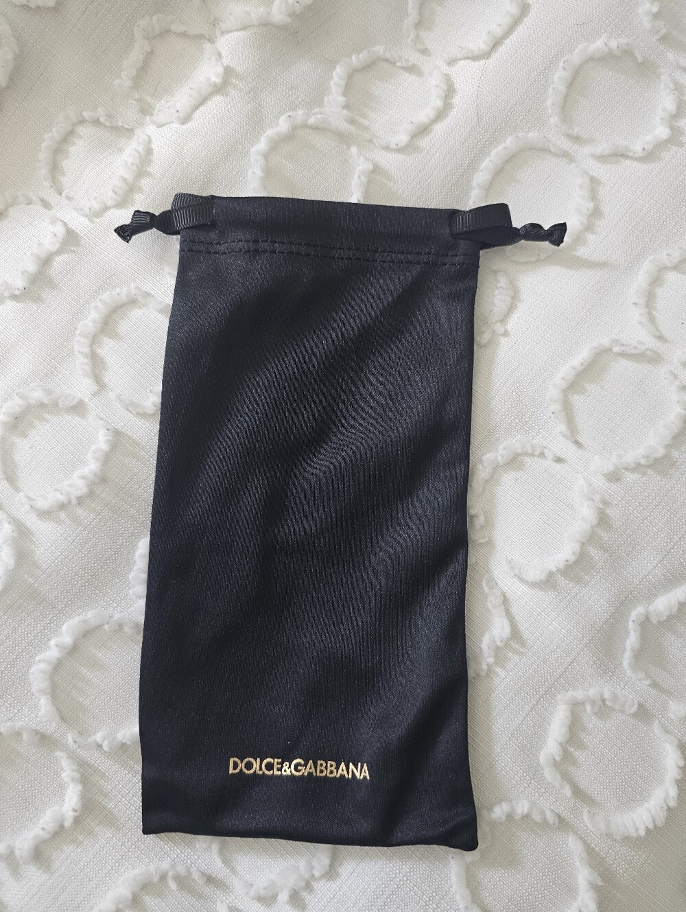 Dolce & Gabbana Black Pouch For Sunglasses NEW